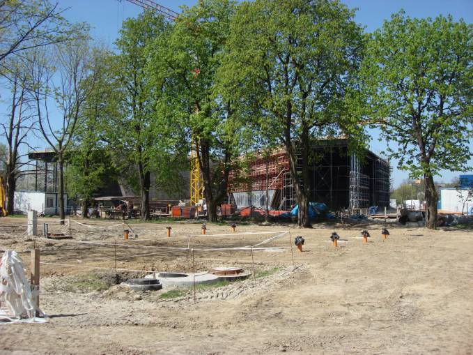 Construction of the building. 2009 year. Photo by Karol Placha Hetman