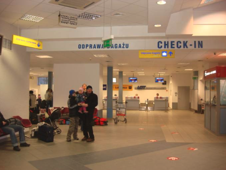 Wnętrze Terminalu z 1989 roku. 2012 rok. Zdjęcie Karol Placha Hetman
