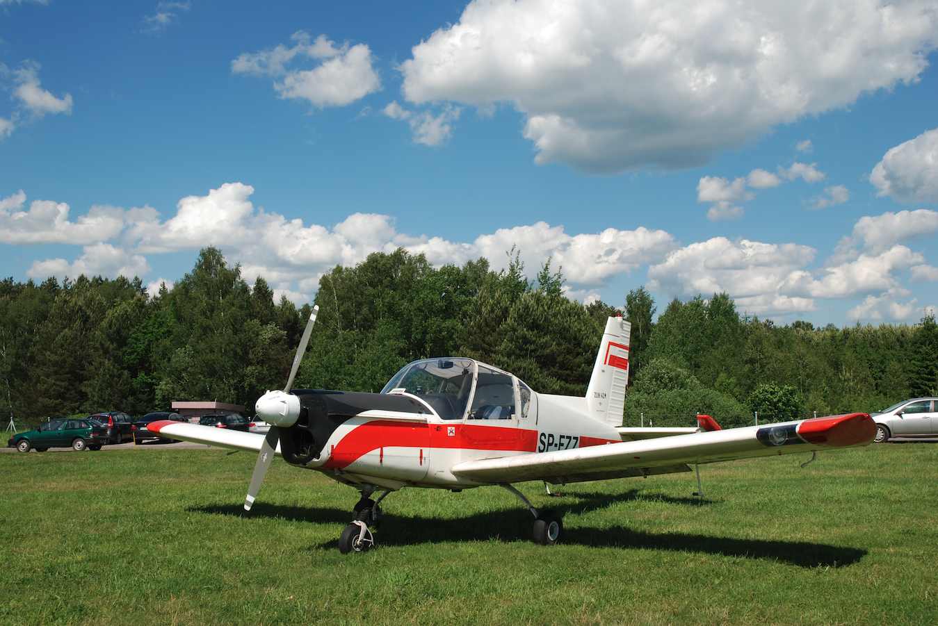 Samolot Zlin-42. Photo by Bogdan Kozłowski