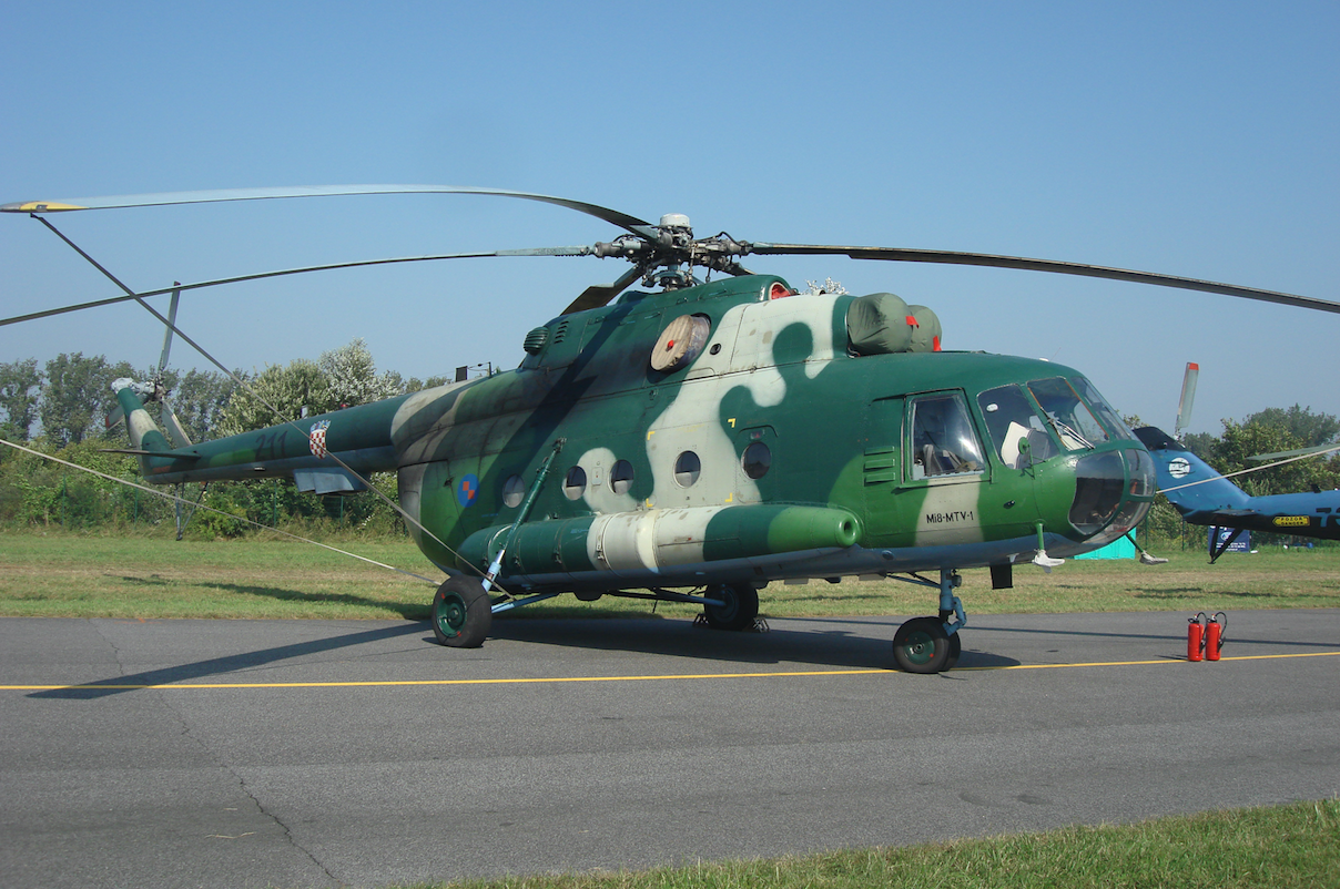 Chorwacja Mi-8 MTV-1 nb 211. 2011 rok. Zdjęcie Karol Placha Hetman